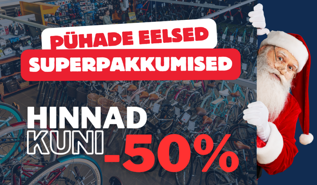 Pühade-eelsed superpakkumised Fitnessmarketis, hinnad kuni -50%!!!